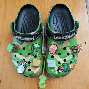 Crocs Minecraft clog NWT M5/W7